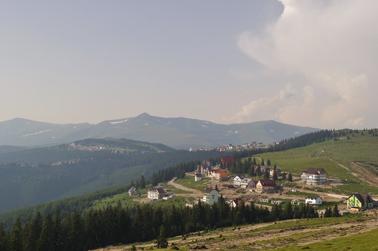 Peisaj montan la Rânca